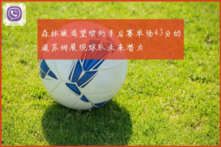森林狼渴望续约季后赛单场43分的道苏姆展现球队未来潜力